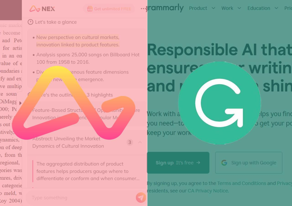 Grammerly versus Nex