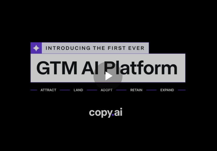 copy.ai helps you mass-produce writing content