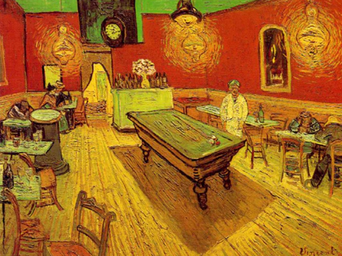 The name "NightCafe" is a nod to one of real life artists, Vincent Van Gogh. 